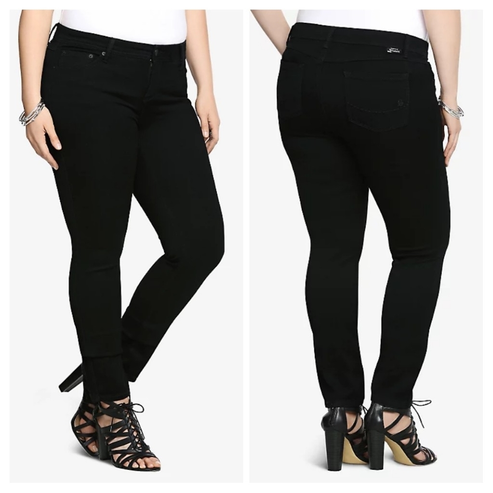 Torrid TORRID SKINNY JEAN - BLACK‎ RINSE